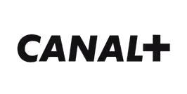 CANAL+ logo voor het streamen van exclusieve films, series en live sport